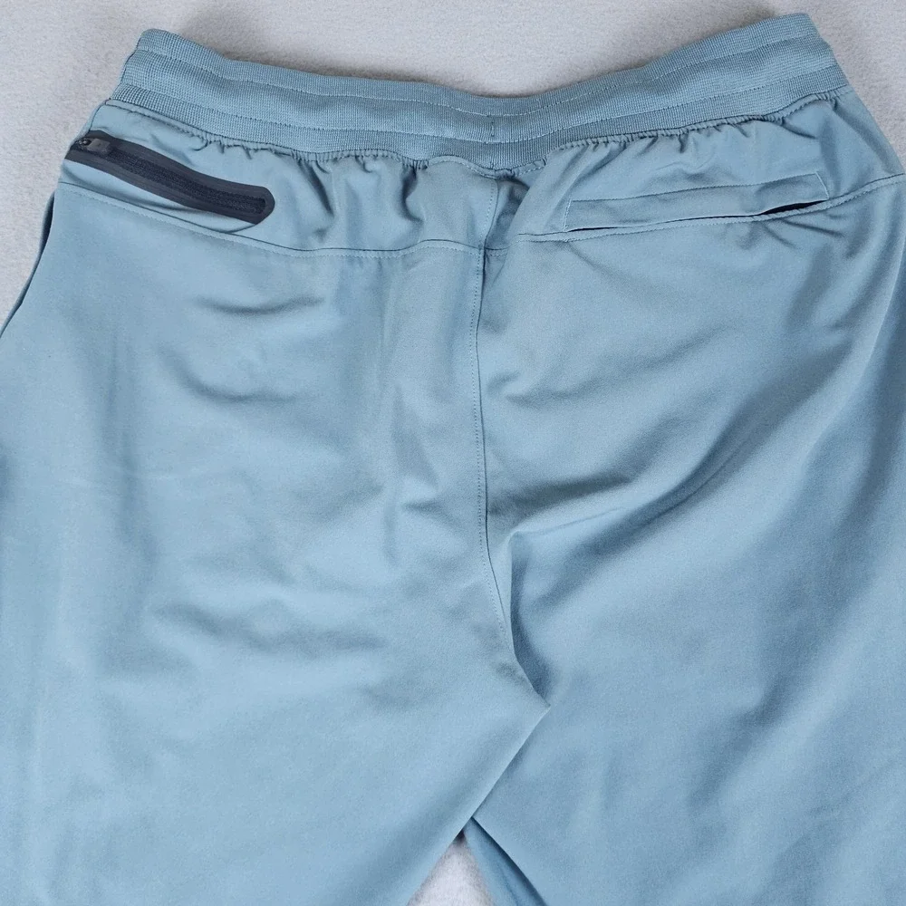 Under Armour Sportstyle Elite Jogger Pants Mens Large Blue Fitted Zip Pockets